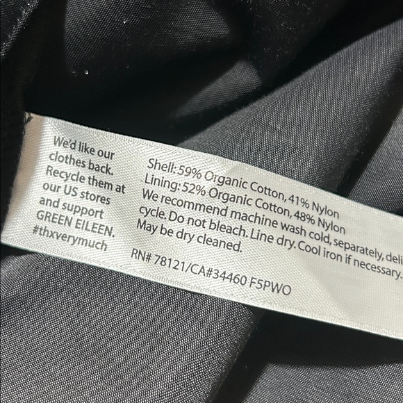 Eileen Fisher Reversible Hooded Jacket Raincoat - Picture 10 of 10